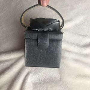 Evening/wedding/Christmas box metallic purse.